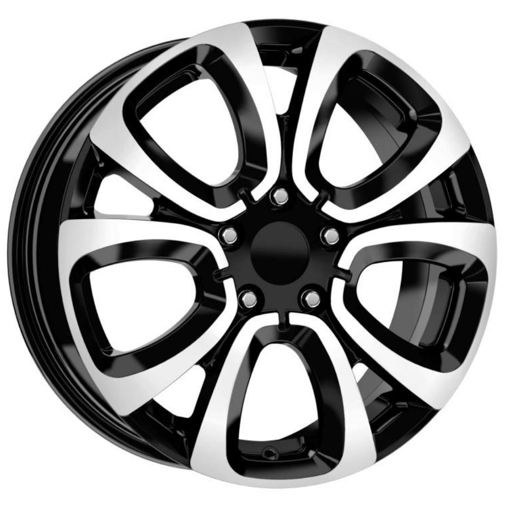 Kormetal 16 inç 5*108 ET47 Parlak Siyah Jant Takımı (J-4878)