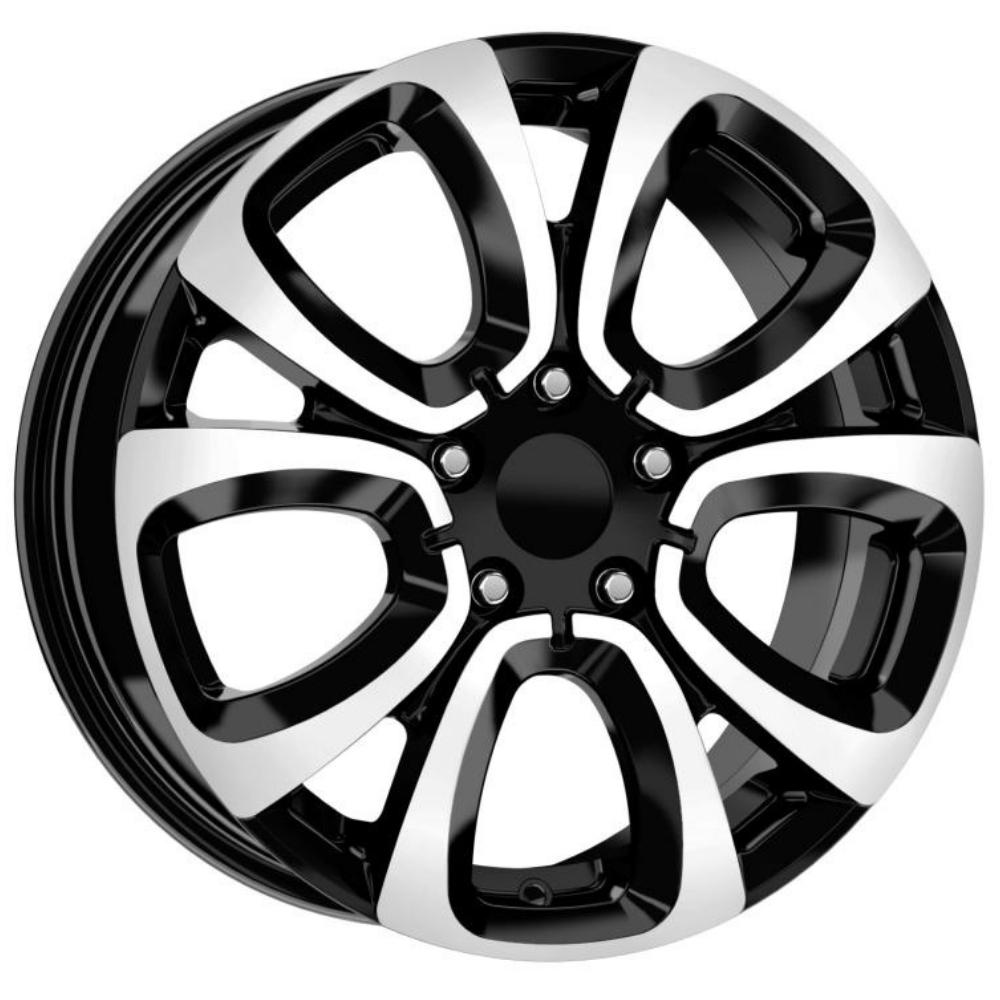 Kormetal 16 inç 5*098 ET39 Parlak Siyah Jant Takımı (J-4877)