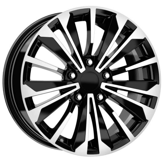 Kormetal 16 inç 5*114 ET40 Parlak Siyah Jant Takımı (J-4884)