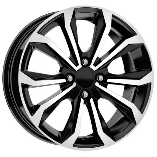 Kormetal 17 inç 4*100 ET35 Parlak Siyah Jant Takımı (J-4888)