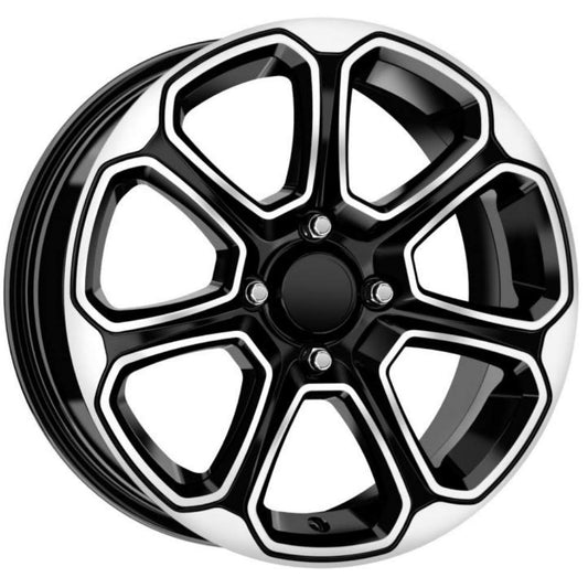 Kormetal 16 inç 4*108 ET40 Parlak Siyah Jant Takımı (J-4900)