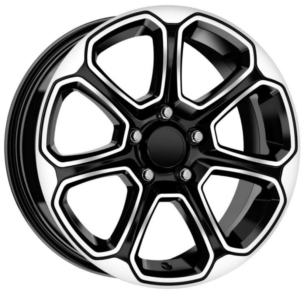 Kormetal 16 inç 5*108 ET40 Parlak Siyah Jant Takımı (J-4901)