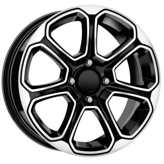 Kormetal 17 inç 4*108 ET25 Parlak Siyah Jant Takımı (J-4904)