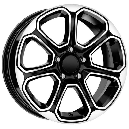 Kormetal 17 inç 5*108 ET35 Parlak Siyah Jant Takımı (J-4905)
