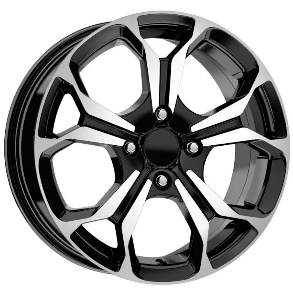 Kormetal 16 inç 4*108 ET40 Parlak Siyah Jant Takımı (J-4914)