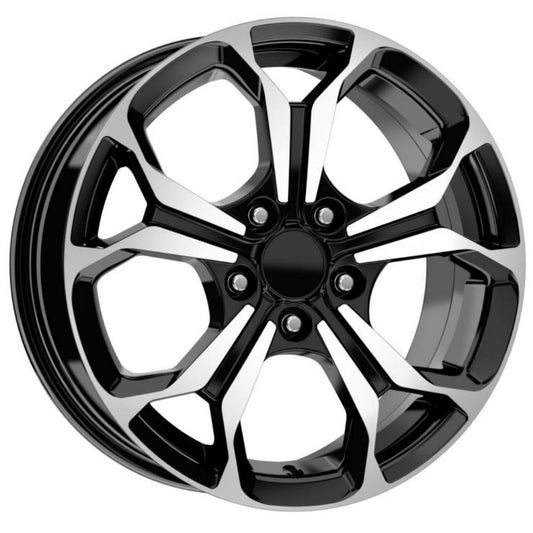 Kormetal 17 inç 5*108 ET45 Parlak Siyah Jant Takımı (J-4917)