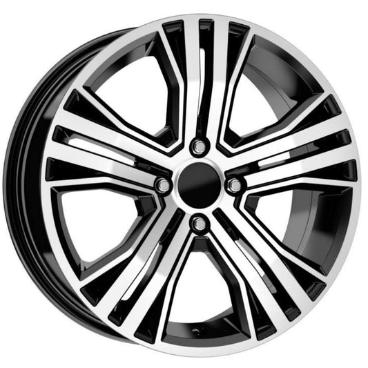 Kormetal 16 inç 4*100 ET35 Parlak Siyah Jant Takımı (J-4921)