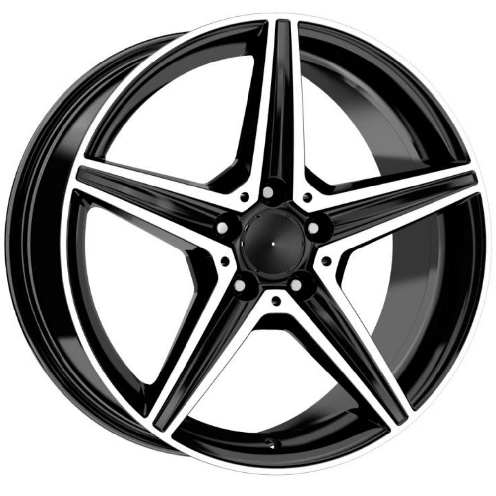 Kormetal 18 inç 5*112 ET35 Parlak Siyah Jant Takımı (J-4972)