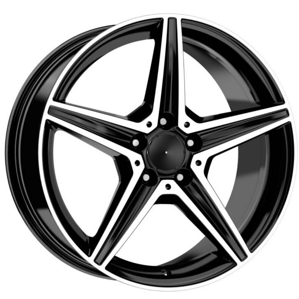 Kormetal 18 inç 5*112 ET48 Parlak Siyah Jant Takımı (J-4975)