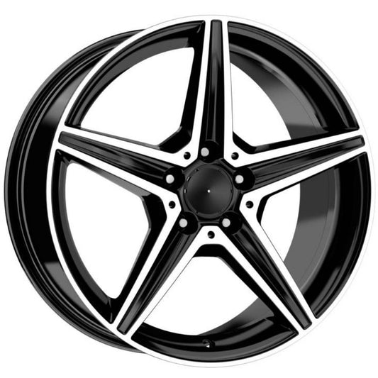 Kormetal 19 inç 5*112 ET49 Parlak Siyah Jant Takımı (J-4983)