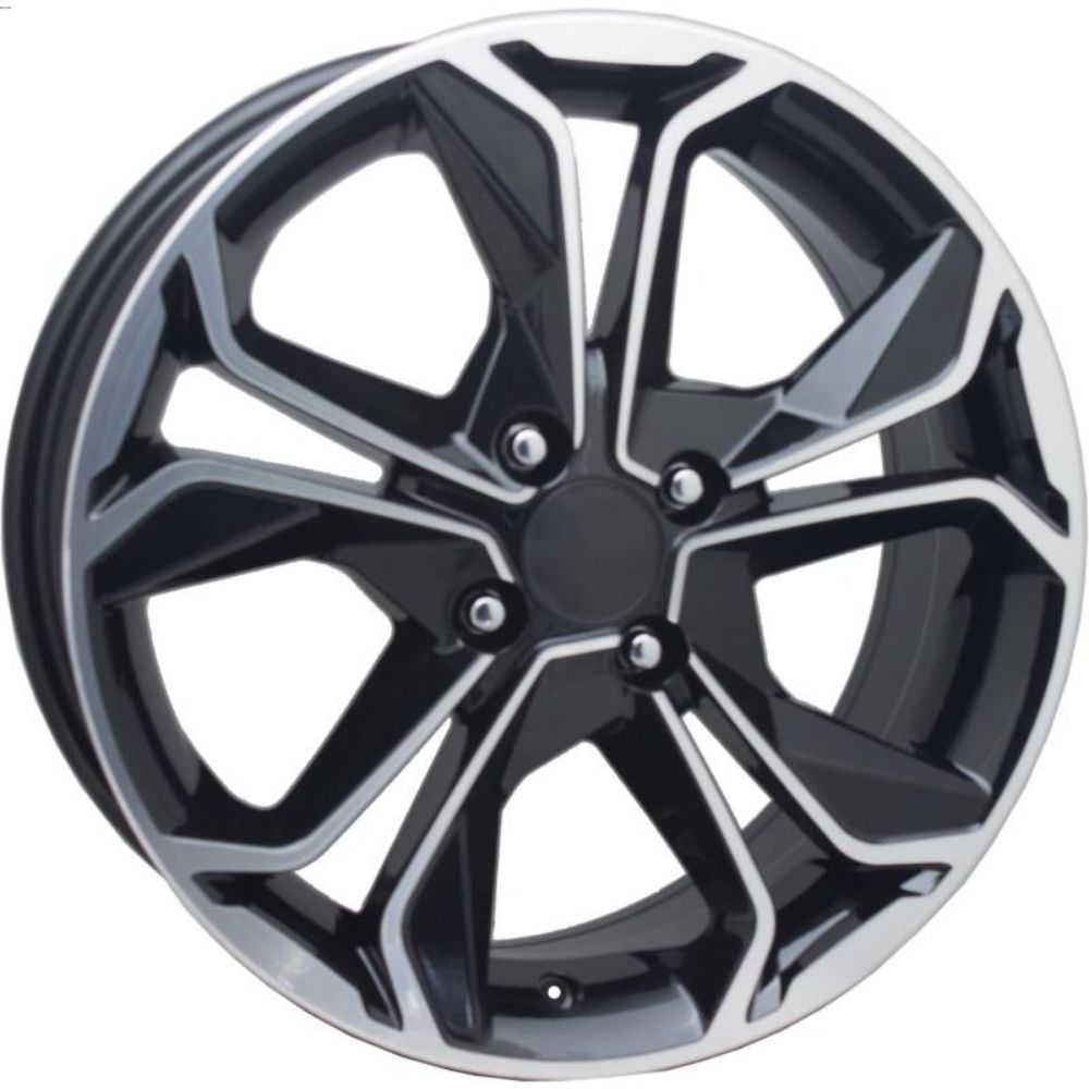 Kormetal 17 inç 4*100 ET35 Parlak Siyah Jant Takımı (J-5003)