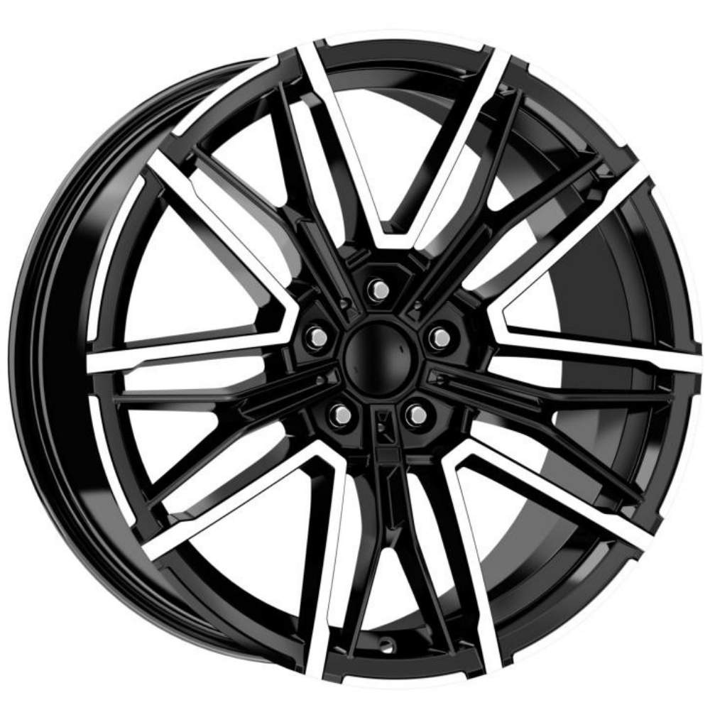 Kormetal 19 inç 5*112 ET40 Parlak Siyah Jant Takımı (J-5008)