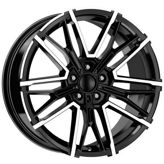 Kormetal 19 inç 5*112 ET40 Parlak Siyah Jant Takımı (J-5008)