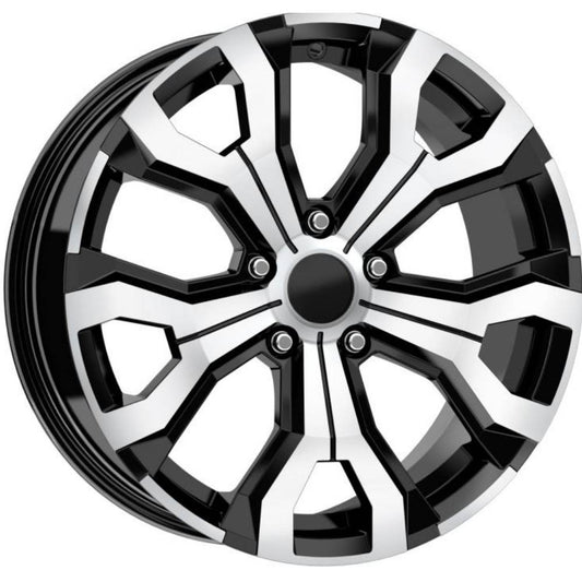 Kormetal 17 inç 5*114 ET35 Parlak Siyah Jant Takımı (J-5026)