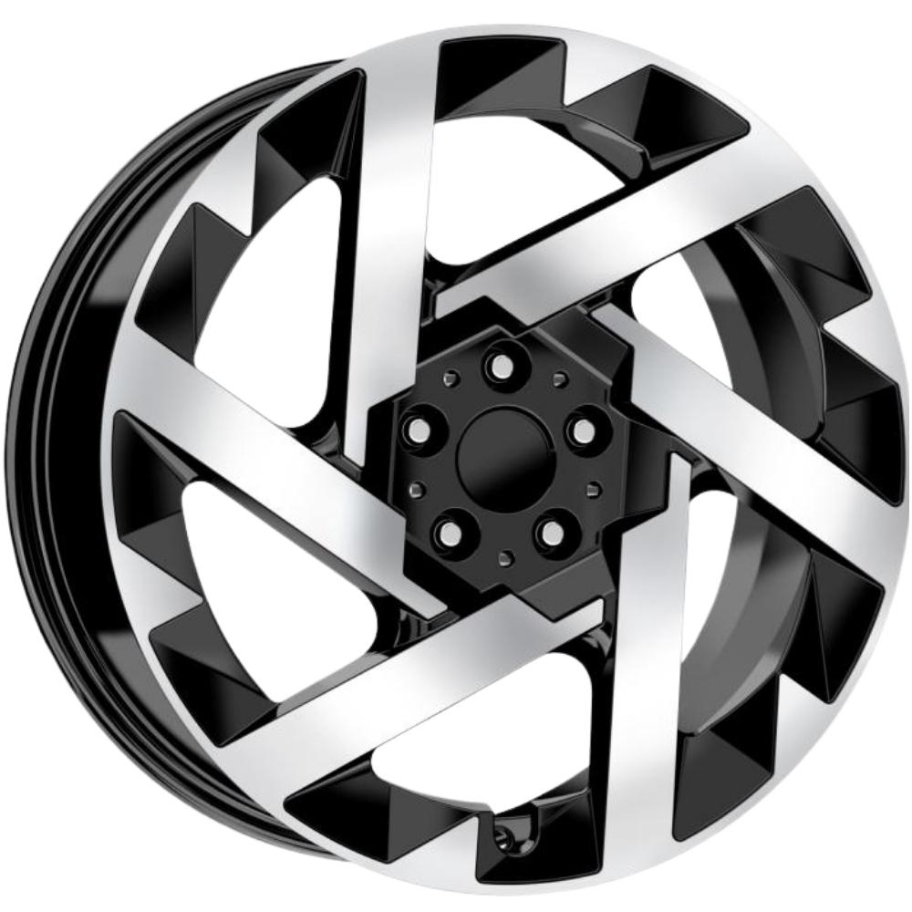 Kormetal 19 inç 5*112 ET45 Parlak Siyah Jant Takımı (J-5028)