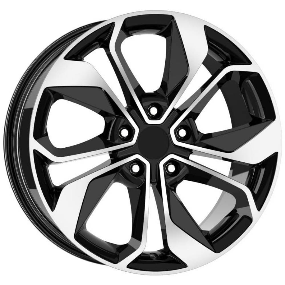 Kormetal 17 inç 5*114 ET40 Parlak Siyah Jant Takımı (J-5034)