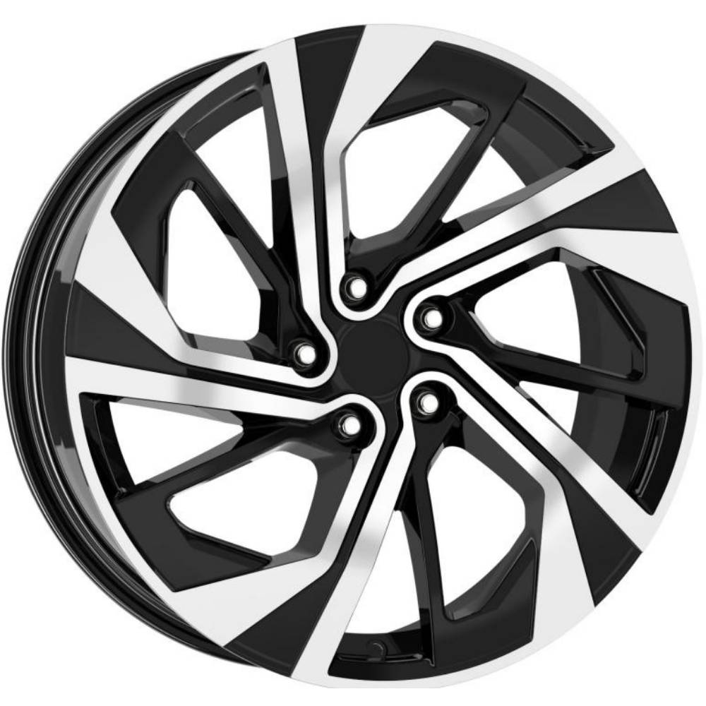 Kormetal 19 inç 5*114 ET40 Parlak Siyah Jant Takımı (J-5035)