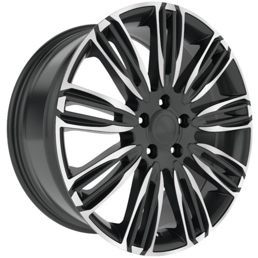Kormetal 20 inç 5*108 ET45 Parlak Siyah Jant Takımı (J-5047)
