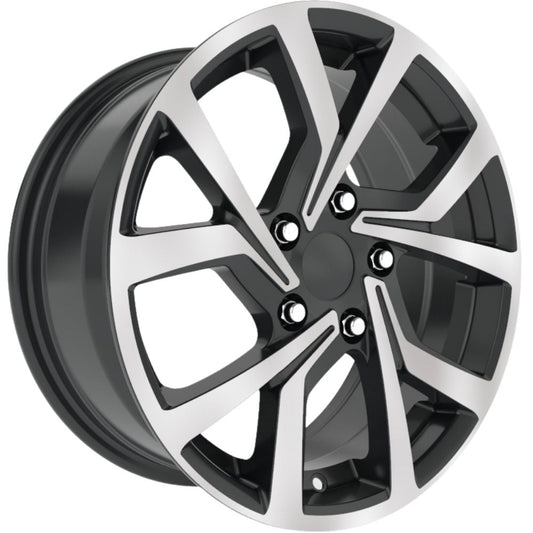 Kormetal 16 inç 5*100 ET35 Parlak Siyah Jant Takımı (J-5048)