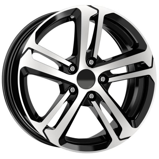 Kormetal 17 inç 5*108 ET33 Parlak Siyah Jant Takımı (J-5056)