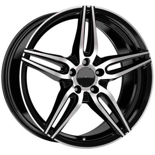 Kormetal 18 inç 5*112 ET43 Parlak Siyah Jant Takımı (J-5058)