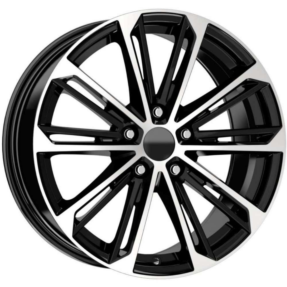 Kormetal 17 inç 5*100 ET35 Parlak Siyah Jant Takımı (J-5061)