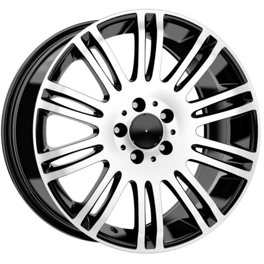 Kormetal 18 inç 5*112 ET38 Parlak Siyah Jant Takımı (J-5068)