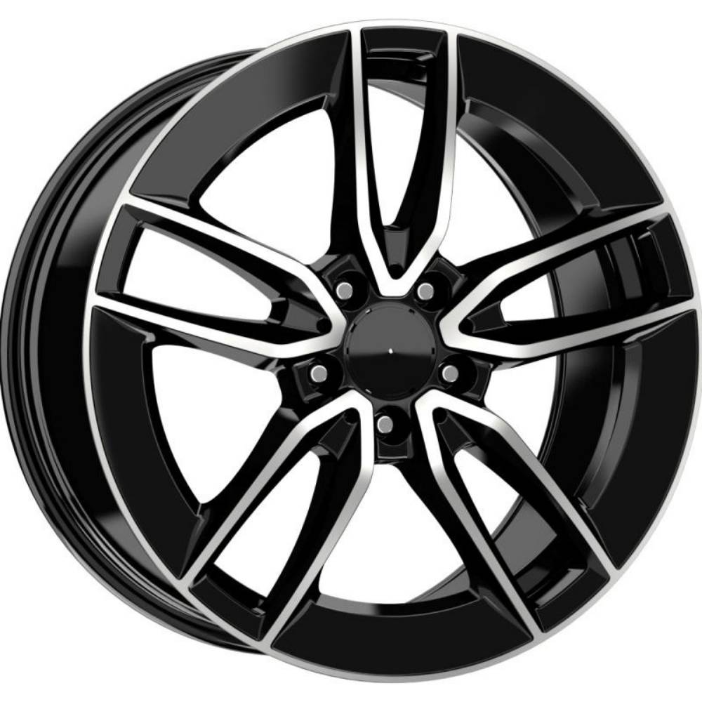 Kormetal 18 inç 5*112 ET43 Parlak Siyah Jant Takımı (J-5082)