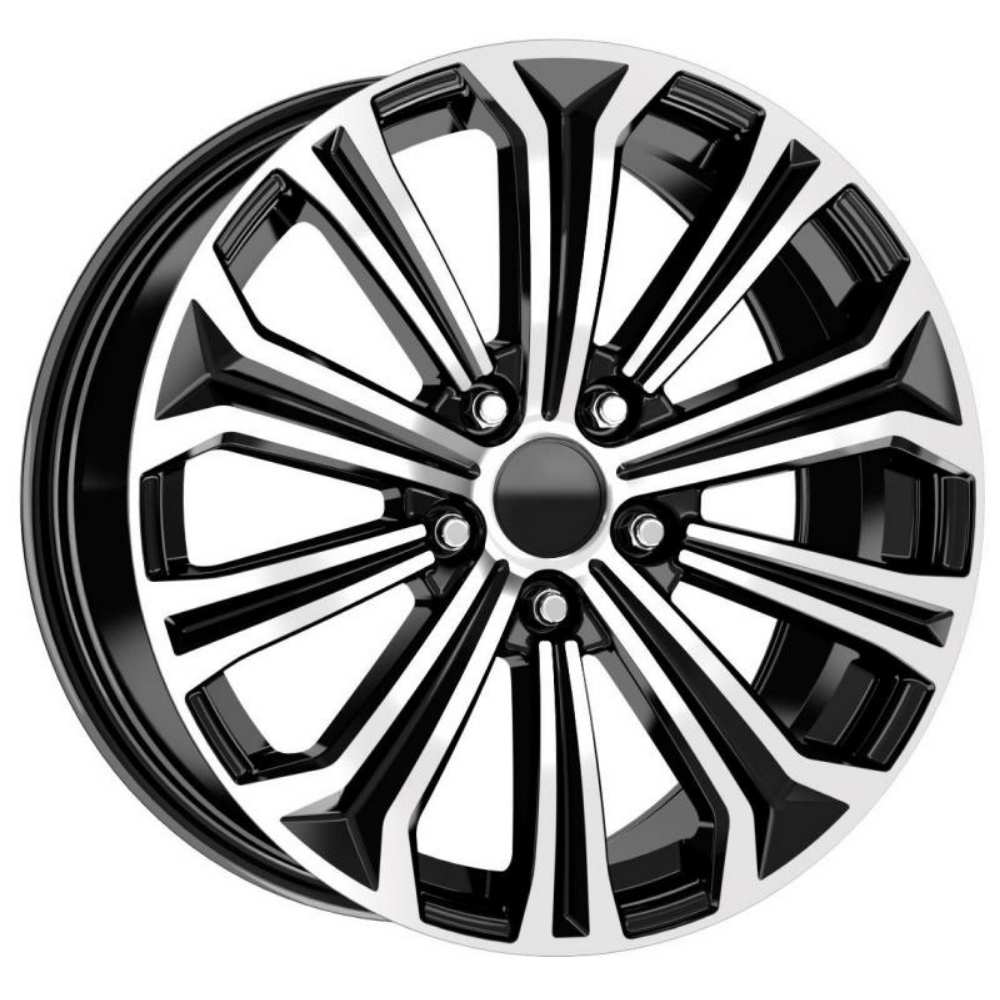 Kormetal 16 inç 5*108 ET35 Parlak Siyah Jant Takımı (J-5157)