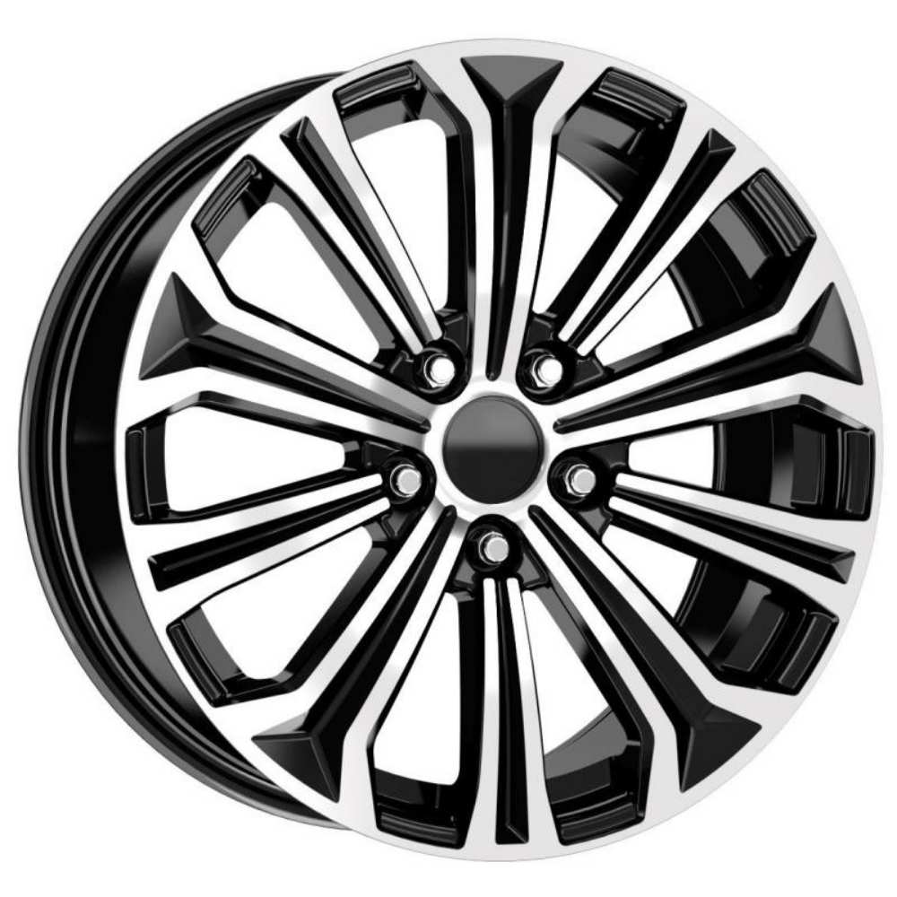 Kormetal 16 inç 5*108 ET35 Parlak Siyah Jant Takımı (J-5158)