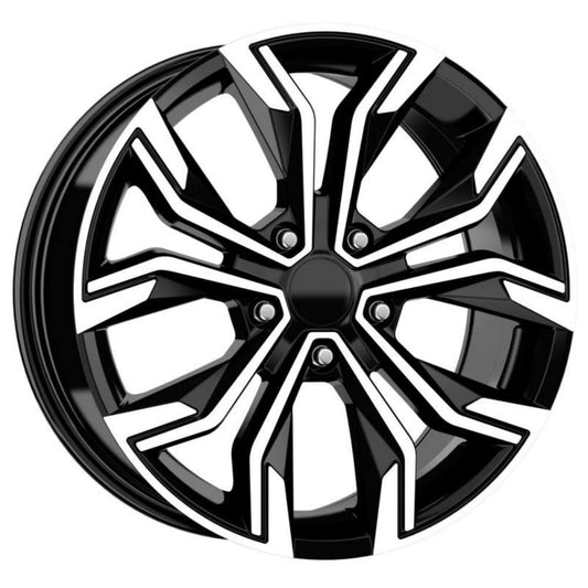 Kormetal 18 inç 5*114 ET40 Parlak Siyah Jant Takımı (J-5168)