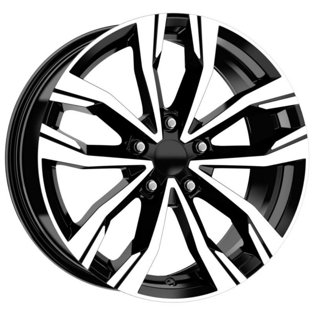 Kormetal 17 inç 5*114 ET40 Parlak Siyah Jant Takımı (J-5197)