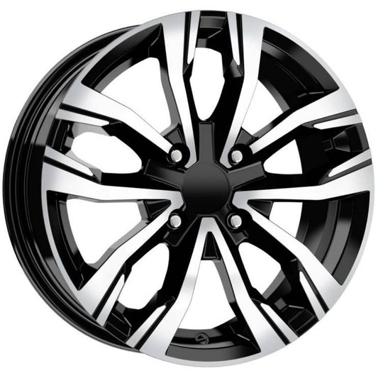 Kormetal 17 inç 4*100 ET40 Parlak Siyah Jant Takımı (J-5195)