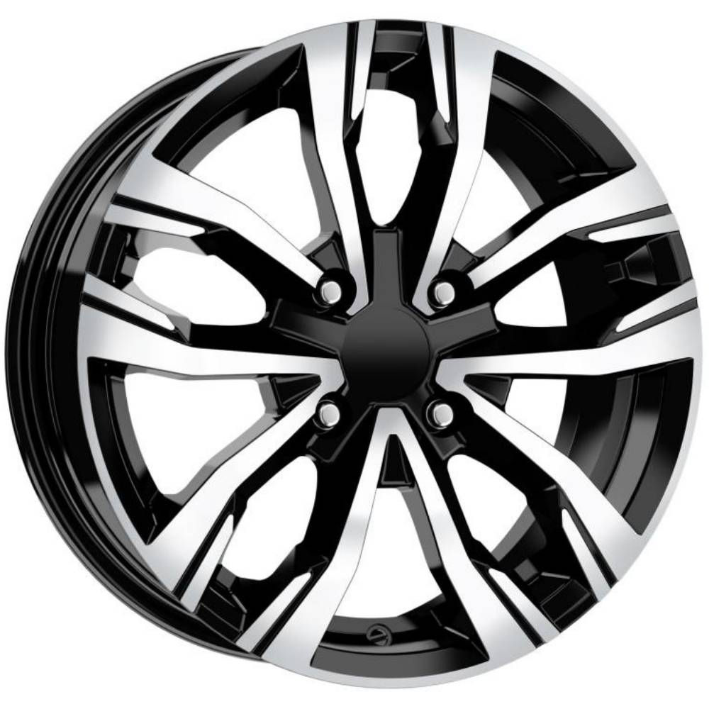Kormetal 17 inç 4*100 ET40 Parlak Siyah Jant Takımı (J-5195)
