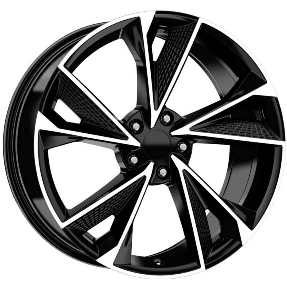 Kormetal 20 inç 5*112 ET45 Parlak Siyah Jant Takımı (J-5209)