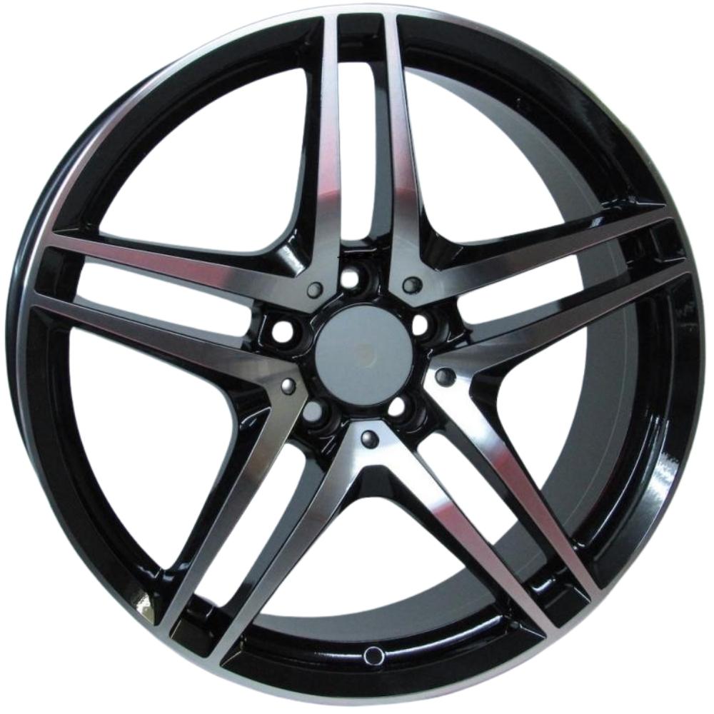 Kormetal 19 inç 5*112 ET45 Parlak Siyah Jant Takımı (J-5338)