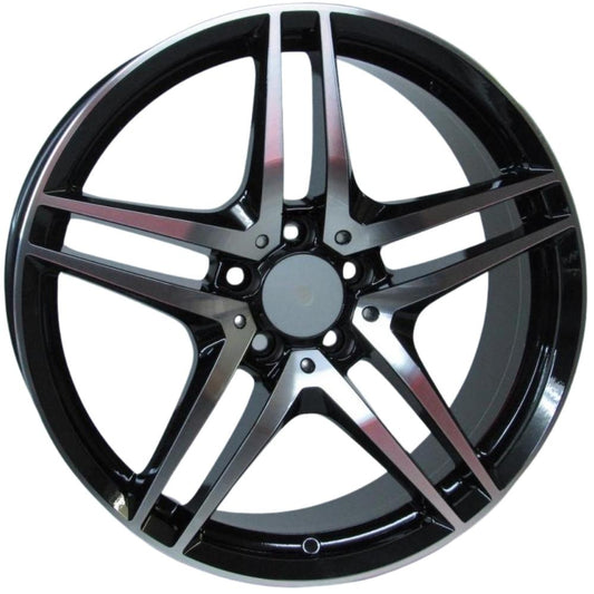 Kormetal 19 inç 5*112 ET45 Parlak Siyah Jant Takımı (J-5338)