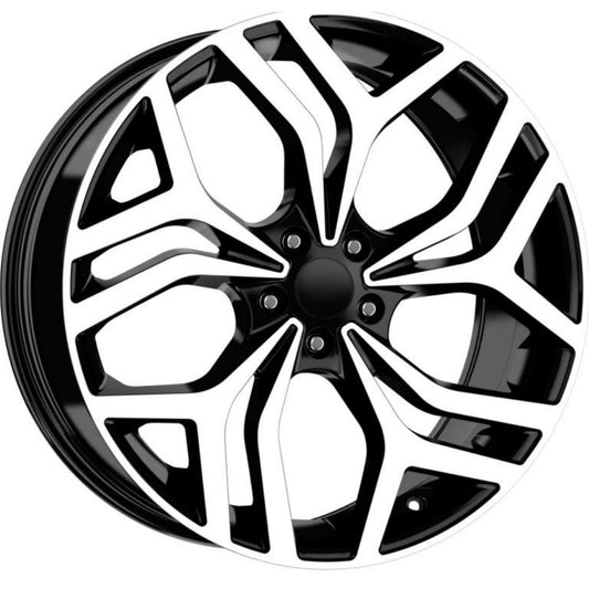 Kormetal 20 inç 5*120 ET45 Parlak Siyah Jant Takımı (J-5235)