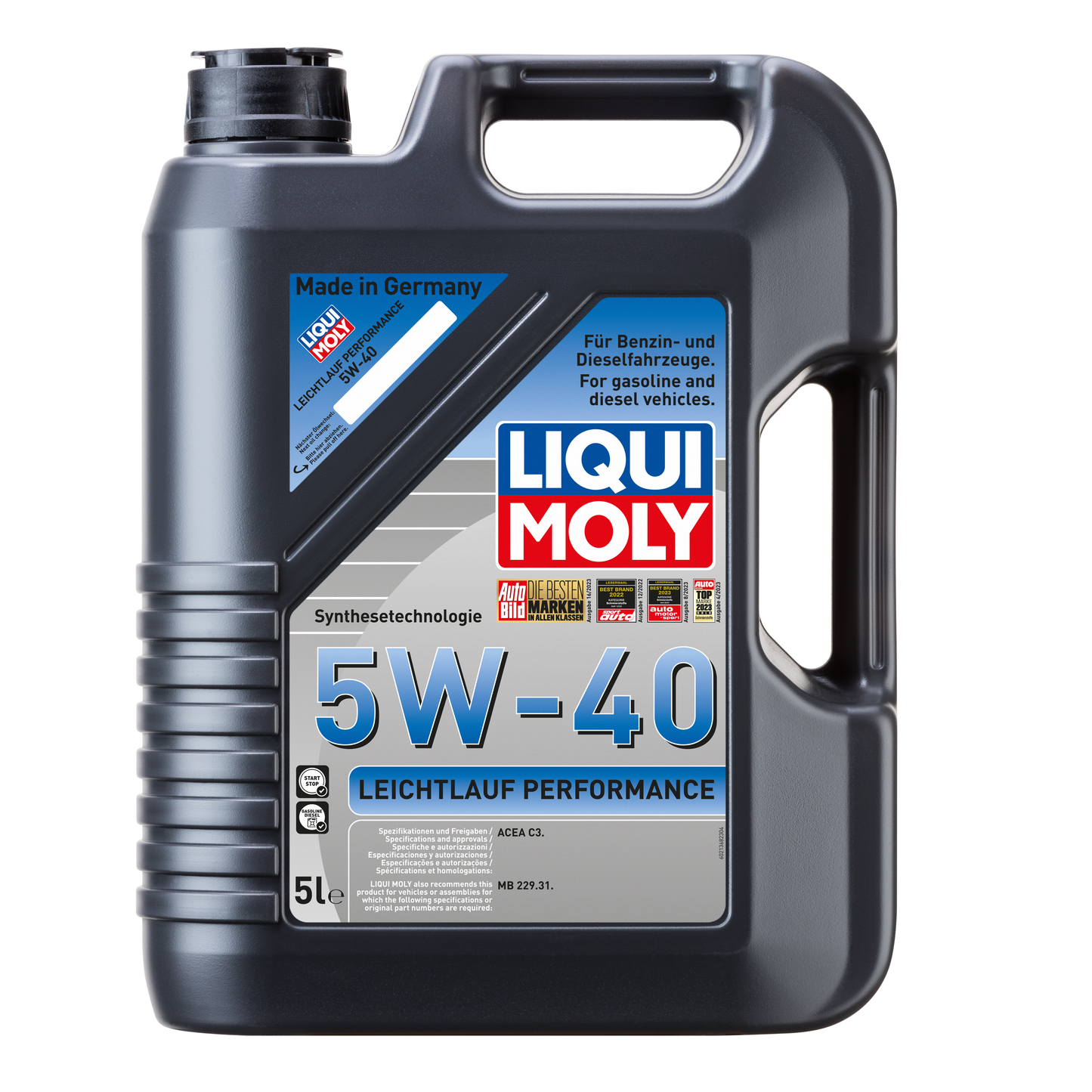 Liqui Moly Leichtlauf Performance 5W40 Motor Yağı (5 Litre) - 21368 - KolayOto