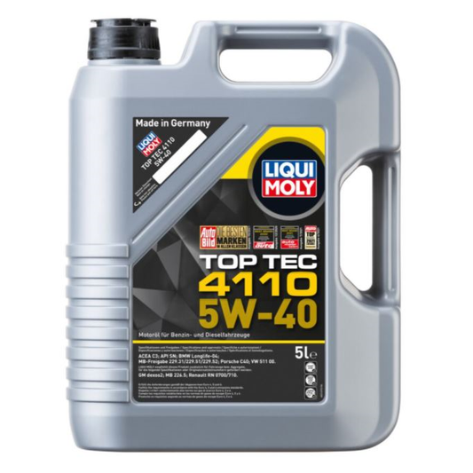 Liqui Moly TopTec 4110 5W40 Motor Yağı (5 Litre) - 21479 - KolayOto