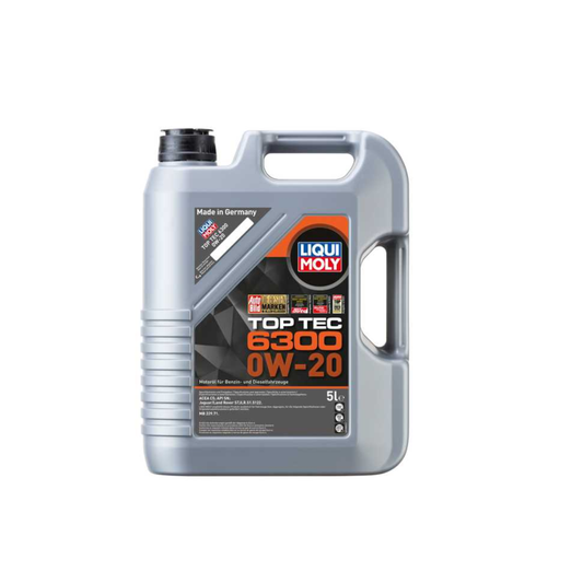 Liqui Moly TopTec 6300 0W-20 Motor Yağı (5 Litre) - 21217 - KolayOto