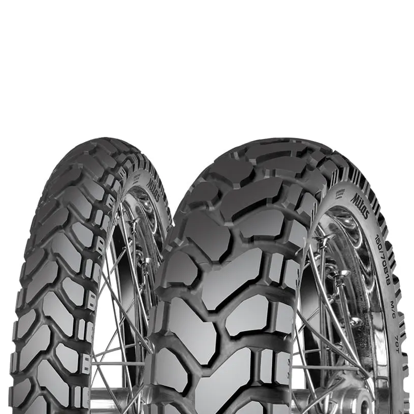 Mitas E07 Plus 110/80B19 ve 150/70B17 TL Motosiklet Ön-Arka Takım Lastiği - KolayOto