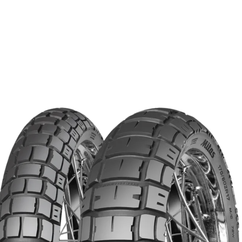 Mitas Enduro Trail ADV 110/80R19 ve 150/70R17 Motosiklet Ön-Arka Takım Lastiği - KolayOto