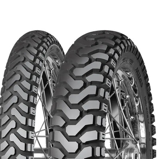 Mitas MC24 90/90-21 ve 120/80-18 Motosiklet Ön-Arka Takım Lastiği