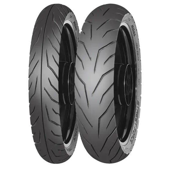 Mitas Street Force 100/80-17 ve 130/70-17 Motosiklet Ön-Arka Takım Lastiği - KolayOto