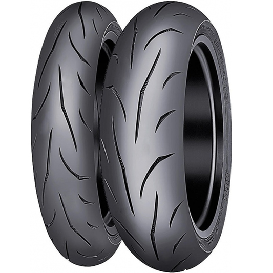 Mitas Sport Force Plus 100/80-17 ve 130/70-17 Motosiklet Takım Lastiği - KolayOto