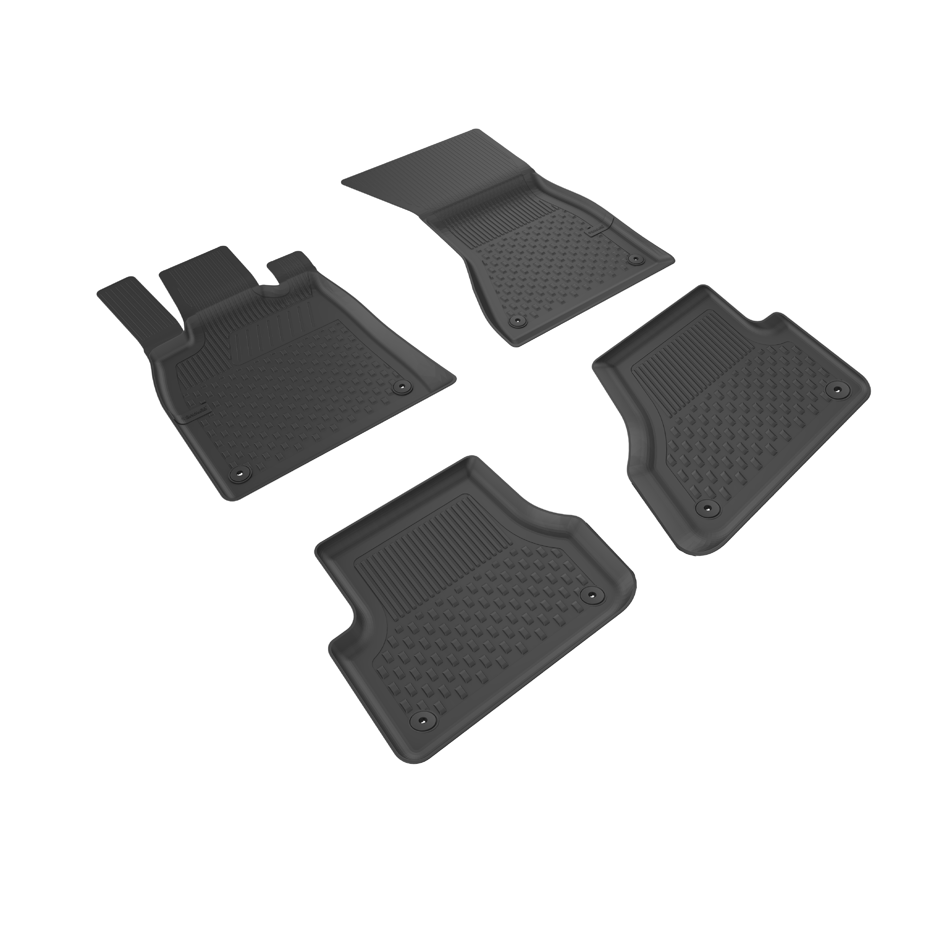 Sahler Audi A5 2008-2016 Uyumlu 4.5D Havuzlu Siyah Oto Paspas Takımı - KolayOto