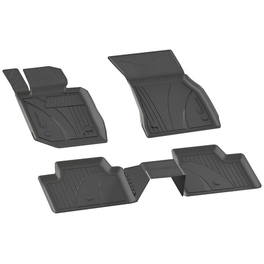 G26021	Sahler BMW 4 Serisi G26 Gran Coupe 2021+ /3 Serisi (G20) 2019+ Uyumlu 4.5D Havuzlu Siyah Oto Paspas Takımı