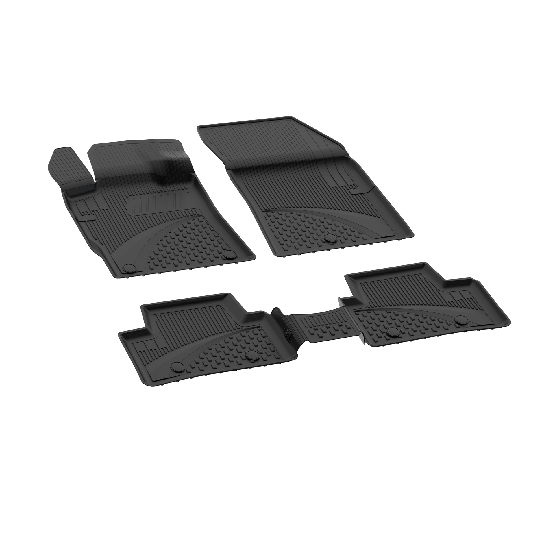 Sahler Peugeot 308 2022+ Uyumlu 4.5D Havuzlu Siyah Oto Paspas Takımı - KolayOto