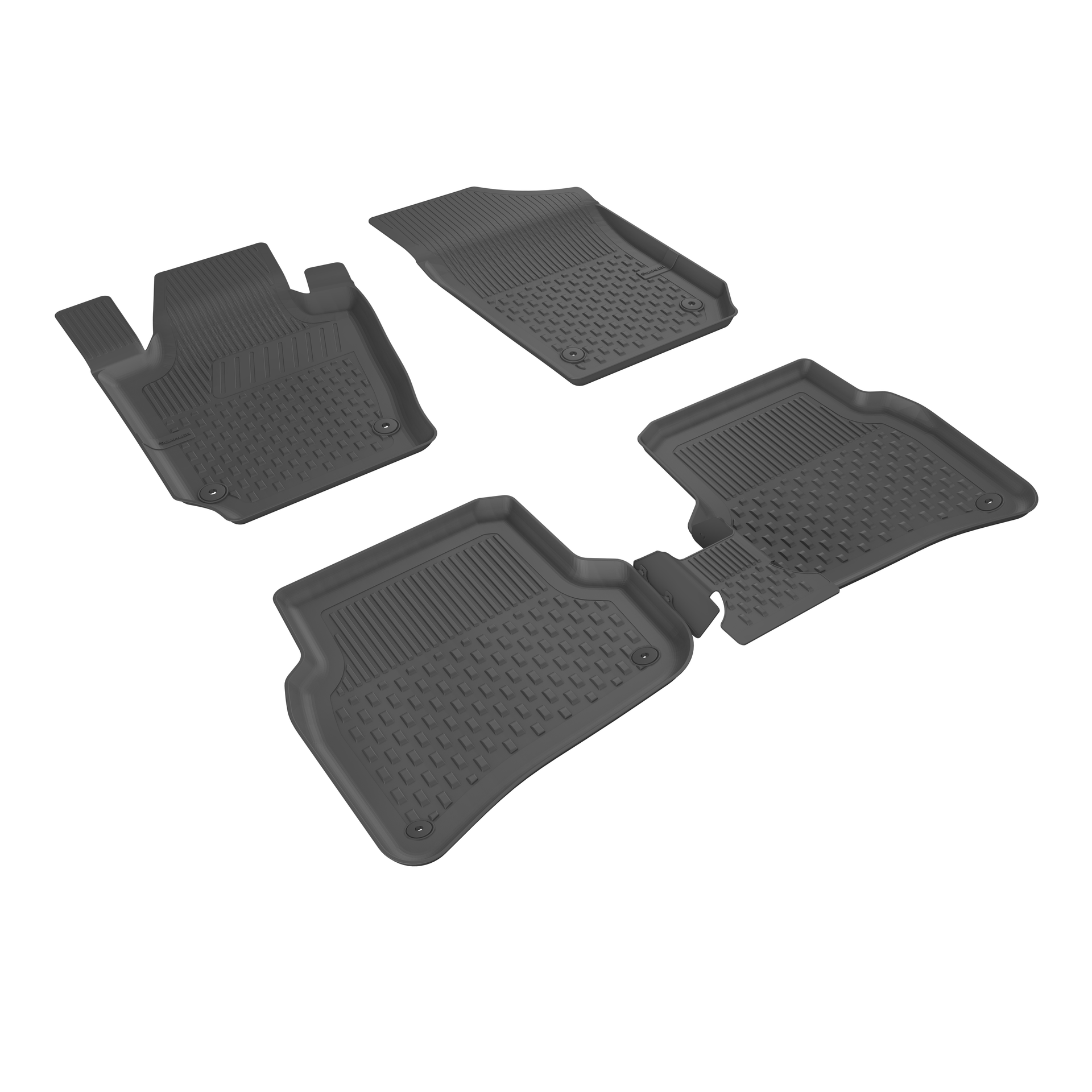 Sahler Seat Ibiza 4 2009-2017 Uyumlu 4.5D Havuzlu Siyah Oto Paspas Takımı - KolayOto